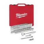 SOCKET SET 3/8DR METRIC & SAE 56 PIECE MILWAUKEE