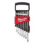 SPANNER SET COMBINATION ROE RATCHETING METRIC 7 PIECE MILWAUKEE