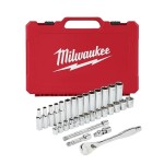 SOCKET SET 3/8DR METRIC 32 PIECE MILWAUKEE