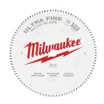 BLADE CIRCULAR SAW WOOD ULTRA FINE 305MM X 100T MILWAUKEE