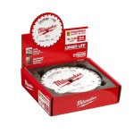 BLADE CIRCULAR SAW WOOD FRAMING 165MM X 24T PK10 MILWAUKEE