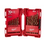 DRILL BIT SET COBALT RED HELIX METRIC 19 PIECE 1-10MM MILWAUKEE