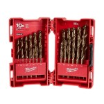 DRILL BIT SET COBALT RED HELIX METRIC 25 PIECE 1-13MM MILWAUKEE