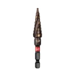 STEP DRILL 1/4 HEX SHANK TIAIN COATING 4-12MM 9 HOLE MILWAUKEE