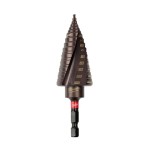 STEP DRILL 1/4 HEX SHANK TIAIN COATING 4-30MM 12 HOLE MILWAUKEE