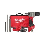 RIVET TOOL KIT 12V INC BAG / BATTERY 4.0AH / CHARGER / EXT NOSE PIECE MILWAUKEE