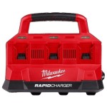 CHARGER BATTERY MILWAUKEE M18PC6 18V LI-ION PACKOUT 6 BAY RAPID