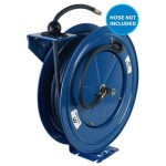 HOSE REEL SINGLE PEDESTAL OPEN BARE SUITS 20M X 12.5MM