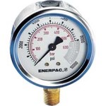 ENERPAC GAUGE G SERIES LOWER MOUNT 63MM FACE 0-10000 PSI G2535L
