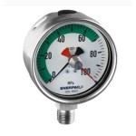 ENERPAC FORCE GAUGE 0-275KN LOWER MOUNT 100MM FACE S/S 700 BAR GF230B
