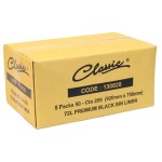 BIN LINER / GARBAGE BAG 72L BLACK PACK 50