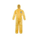 COVERALL DISPOSABLE CHEMMAX1 YELLOW 3XL