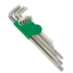 ALLEN KEY SET BALL POINT METRIC 1.5 - 10MM 9 PCE 70612 TYPHOON