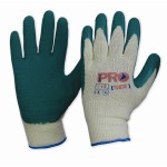 GLOVES SYN LATEX PALM ON POLY/COTTON LINER SZE 10