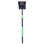 SHOVEL SQUARE MOUTH LONG HANDLE MEDIUM F/G RUBBER GRIP FIBRE CORE
