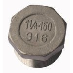 PLUG HEX G316 150LB BSP 40NB (1.1/2)