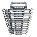 SPANNER SET COMBINATION ROE XL FLEXIBLE HEAD RATCHET MET 12PCE GEARWRENCH