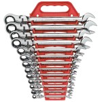 SPANNER SET COMBINATION ROE FLEXIBLE HEAD RATCHET 13PCE AF GEARWRENCH