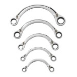 SPANNER SET RING HALF MOON RATCHET METRIC 5 PIECE GEARWRENCH