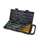 10 PIECE INDUSTRIAL TANG THRU SCREWDRIVER SET