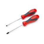 SCREWDRIVER SET CUSHION GRIP 2PC