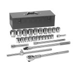 SOCKET SET 3/4DR AF 27 PCE GEARWRENCH