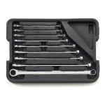 SPANNER SET RING RATCHET EXTRA LONG METRIC 9 PIECE GEARWRENCH