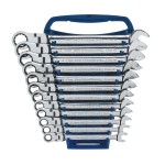 SPANNER SET COMBINATION ROE FLEXIBLE HEAD RATCHET 12PCE MET GEARWRENCH