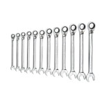 SPANNER SET COMBINATION ROE RATCHET REVERSIBLE MET 12 PCE GEARWRENCH