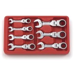 SPANNER SET COMBINATION ROE FLEXIBLE HEAD RATCHET SAE 7 PCE GEARWRENCH