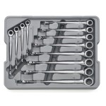 SPANNER SET COMBINATION ROE RATCHET XL X-BEAM MET 12 PIECE GEARWRENCH