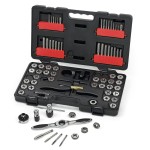 TAP AND DIE RATCHETING SET SAE/METRIC 75 PIECE