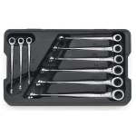 SPANNER SET COMBINATION ROE RATCHET XL X-BEAM SAE 9 PIECE GEARWRENCH