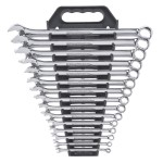 SPANNER SET COMBINATION ROE EXTRA LONG SAE 15 PIECE GEARWRENCH