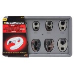 SPANNER SET CROWFOOT RATCHING 3/8 DR METRIC 10 PIECE GEARWRENCH