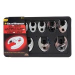 SPANNER SET CROWFOOT RATCHING 3/8 DR SAE 11 PIECE GEARWRENCH