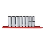 SOCKET SET DEEP 1/2DR AF 8 PCE GEARWRENCH