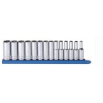 SOCKET SET DEEP 3/8DR METRIC 14 PCE GEARWRENCH