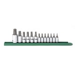 TORX SOCKET BIT SET 1/4- 1/2DR 13 PCE GEARWRENCH