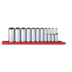 SOCKET SET DEEP 3/8DR AF 11 PCE GEARWRENCH