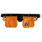 CONSTRUCTION AN - 4 POCKET GOLD SUEDE LEATHER AUSTRALIAN MADE