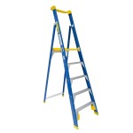 LADDER PLATFORM FIBREGLASS PRO PFS5 IND PUNCHLOCK 1.42M 150KG AS1892 BAILEY