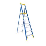 LADDER PLATFORM FIBREGLASS PRO PFS7 IND PUNCHLOCK 2.1M 150KG AS1892 BAILEY