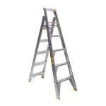 LADDER DUAL PURPOSE PRO ALUMINIUM DP6 IND PUNCHLOCK 1.8M/3.2M 150KG AS1892 BAILEY
