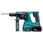 ROTARY HAMMER DRILL 24MM SDS PLUS KIT 18V 5.0AH BRUSHLESS QUICK CHANGE CHUCK DHR243RTE MATIKA