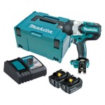 IMPACT WRENCH 1/2DR KIT 18V 5.0AH BRUSHLESS DTW1002RTJ MAKITA