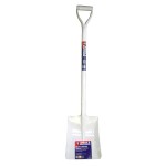 SHOVEL SQUARE MOUTH ALL STEEL 300X255MM D HANDLE EXTRA LONG SJ-WS350