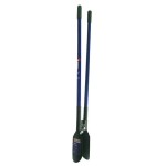 SHOVEL POST HOLE PINCER TYPE METAL HANDLE SOFT GRIP