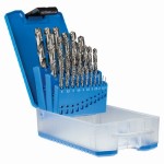 DRILL BIT SET HSS BRIGHT METRIC 1.0MM - 13.0MM X 0.5MM 25 PIECE D101SM3 SUTTON