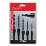 QUICKBIT QUICKCHANGE DRILL SET IMPERIAL 5/16 -1/4 X 1/4IN SHANK 6 PIECE P&N